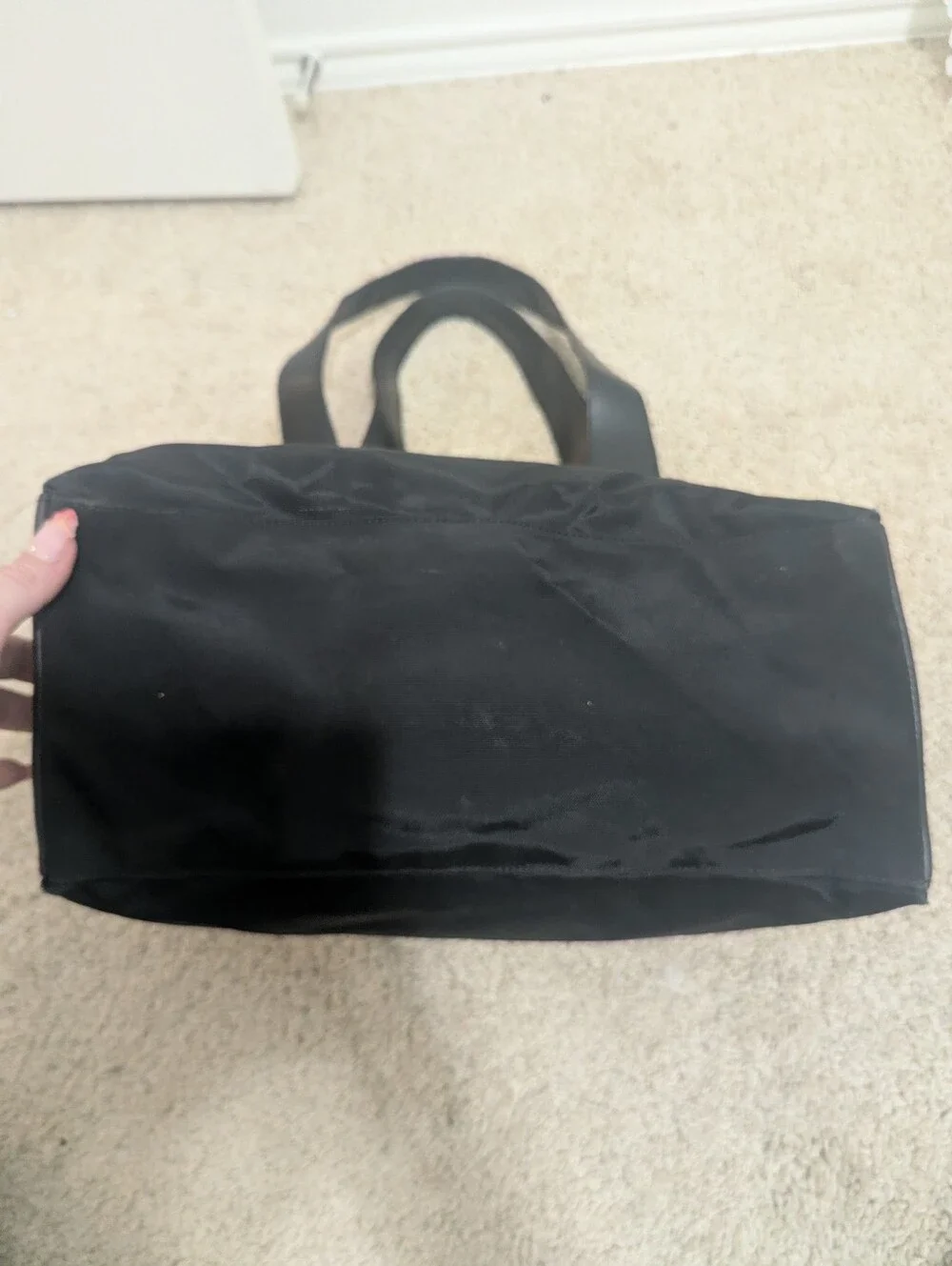 Tumi  Black Nylon Tote Bag